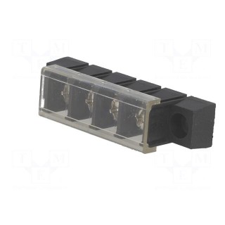 PCB terminal block | straight | 10mm | ways: 4 | THT,screw terminal