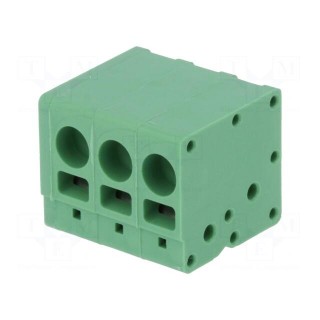 PCB terminal block | straight | 5mm | ways: 3 | on PCBs | 0.2÷4mm2 | 20A