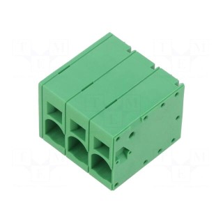 PCB terminal block | straight | 10mm | ways: 3 | on PCBs | 18AWG÷4AWG