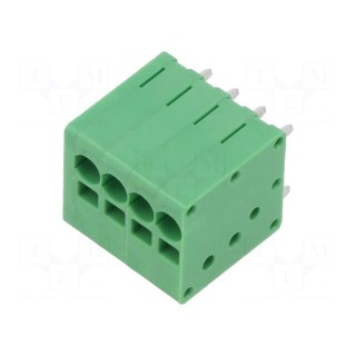 PCB terminal block | straight | 3.5mm | ways: 4 | on PCBs | 24AWG÷16AWG