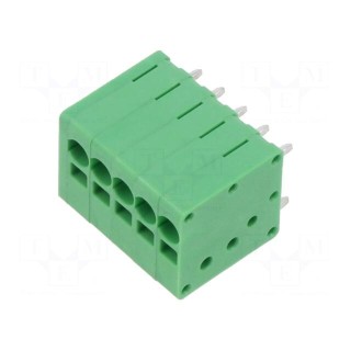 PCB terminal block | straight | 3.5mm | ways: 5 | on PCBs | 24AWG÷16AWG
