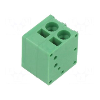 PCB terminal block | angled 90° | 5mm | ways: 2 | on PCBs | 24AWG÷12AWG
