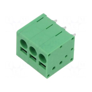PCB terminal block | straight | 5mm | ways: 3 | on PCBs | 24AWG÷12AWG