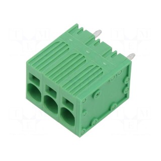 PCB terminal block | straight | 7.5mm | ways: 3 | on PCBs | 24AWG÷8AWG