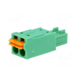 Pluggable terminal block | 3.5mm | ways: 2 | straight | plug | female