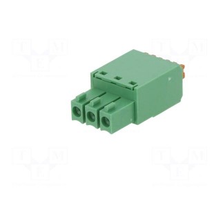 Pluggable terminal block | 3.5mm | ways: 3 | straight | plug | female