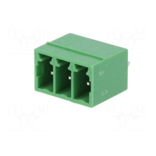 Pluggable terminal block | 3.5mm | ways: 3 | straight | socket | male