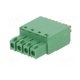 Pluggable terminal block | 3.5mm | ways: 4 | straight | plug | female