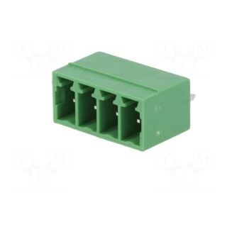 Pluggable terminal block | 3.5mm | ways: 4 | straight | socket | male