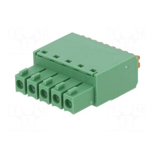 Pluggable terminal block | 3.5mm | ways: 5 | straight | plug | female