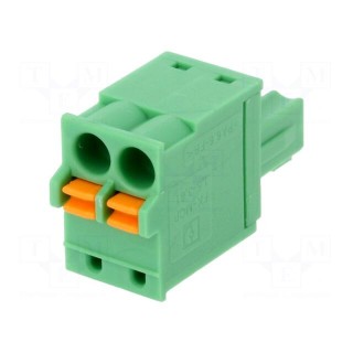 Pluggable terminal block | 3.81mm | ways: 2 | straight | plug | female