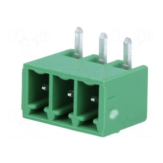 Pluggable terminal block | 3.81mm | ways: 3 | angled 90° | socket