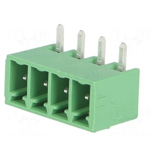 Pluggable terminal block | 3.81mm | ways: 4 | angled 90° | socket