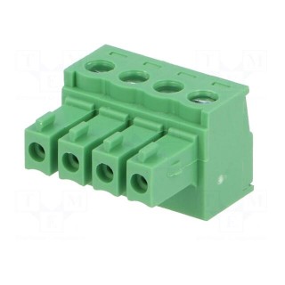 Pluggable terminal block | 3.81mm | ways: 4 | straight | plug | female
