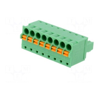 Pluggable terminal block | 3.81mm | ways: 8 | straight | plug | female
