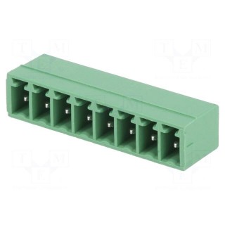 Pluggable terminal block | 3.81mm | ways: 8 | straight | socket | male