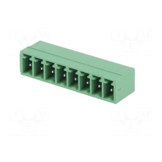 Pluggable terminal block | 3.81mm | ways: 8 | straight | socket | male