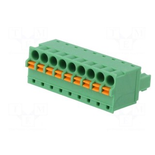 Pluggable terminal block | 3.81mm | ways: 9 | straight | plug | female