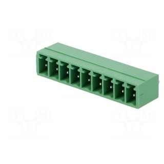 Pluggable terminal block | 3.81mm | ways: 9 | straight | socket | male