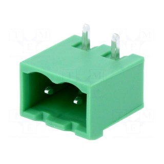 Pluggable terminal block | 5.08mm | ways: 2 | angled 90° | socket