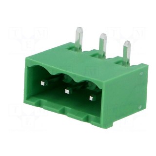 Pluggable terminal block | 5.08mm | ways: 3 | angled | socket | male