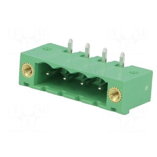 Pluggable terminal block | 5.08mm | ways: 4 | angled 90° | socket