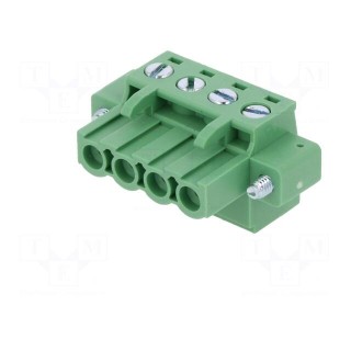 Pluggable terminal block | 5.08mm | ways: 4 | straight | plug | female