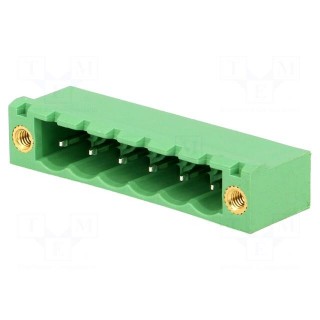 Pluggable terminal block | 5.08mm | ways: 6 | straight | socket | male