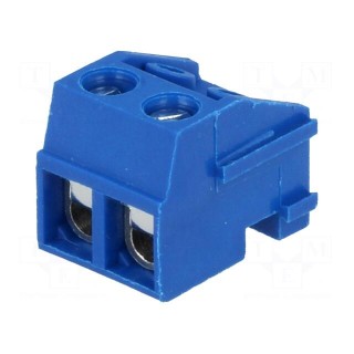 Pluggable terminal block | 5mm | ways: 2 | angled 90° | female | 1.5mm2
