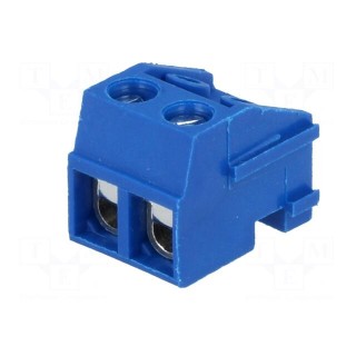 Pluggable terminal block | 5mm | ways: 2 | angled 90° | female | 1.5mm2