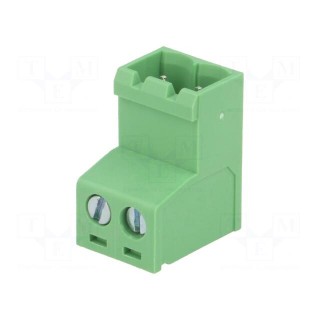 Pluggable terminal block | 5mm | ways: 2 | straight | plug | male | 320V