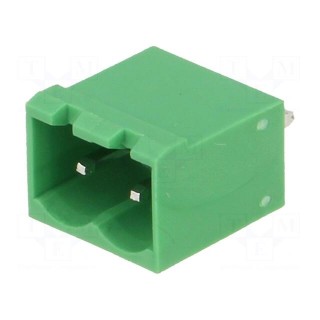 Pluggable terminal block | 5mm | ways: 2 | straight | socket | male
