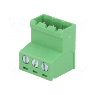 Pluggable terminal block | 5mm | ways: 3 | straight | plug | male | 320V