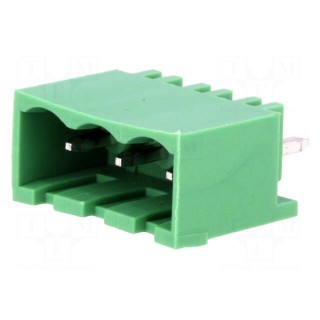Pluggable terminal block | 5mm | ways: 3 | straight | socket | male