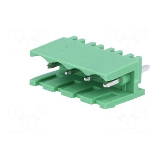 Pluggable terminal block | 5mm | ways: 4 | straight | socket | male