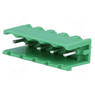 Pluggable terminal block | 5mm | ways: 5 | straight | socket | male