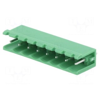 Pluggable terminal block | 5mm | ways: 8 | straight | socket | male