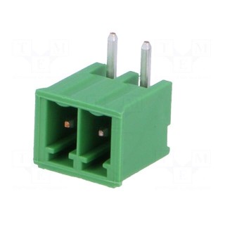 Pluggable terminal block | Contacts ph: 3.5mm | ways: 2 | angled 90°