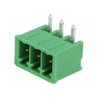 Pluggable terminal block | Contacts ph: 3.5mm | ways: 3 | angled 90°