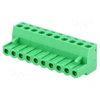 Pluggable terminal block | Contacts ph: 5.08mm | ways: 10 | straight