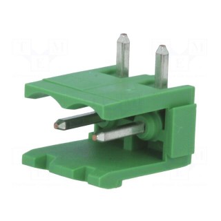 Pluggable terminal block | Contacts ph: 5.08mm | ways: 2 | socket