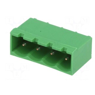 Pluggable terminal block | Contacts ph: 5.08mm | ways: 4 | straight