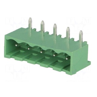 Pluggable terminal block | Contacts ph: 5.08mm | ways: 5 | socket
