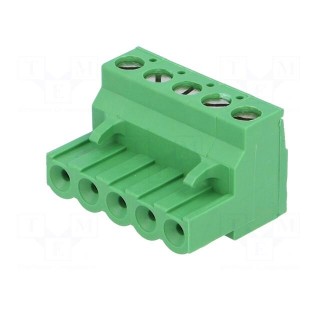 Pluggable terminal block | Contacts ph: 5.08mm | ways: 5 | straight