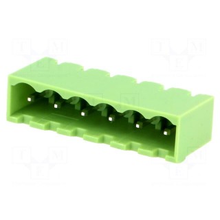 Pluggable terminal block | Contacts ph: 5.08mm | ways: 6 | straight
