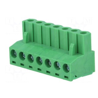 Pluggable terminal block | Contacts ph: 5.08mm | ways: 7 | straight