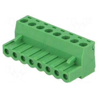 Pluggable terminal block | Contacts ph: 5.08mm | ways: 8 | straight
