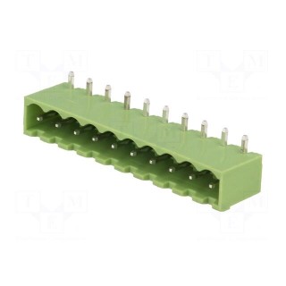 Pluggable terminal block | Contacts ph: 5mm | ways: 10 | angled 90°