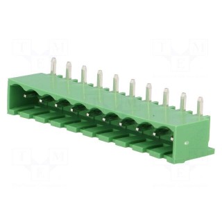 Pluggable terminal block | Contacts ph: 5mm | ways: 10 | angled 90°