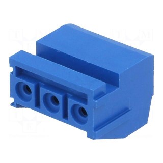 Pluggable terminal block | Contacts ph: 5mm | ways: 3 | angled 90°